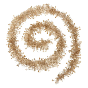 Guirlande de Noël pastille 100x4x2m nude