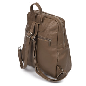 Monastier Bolso mochila Mujer. Piel auténtica Dollaro