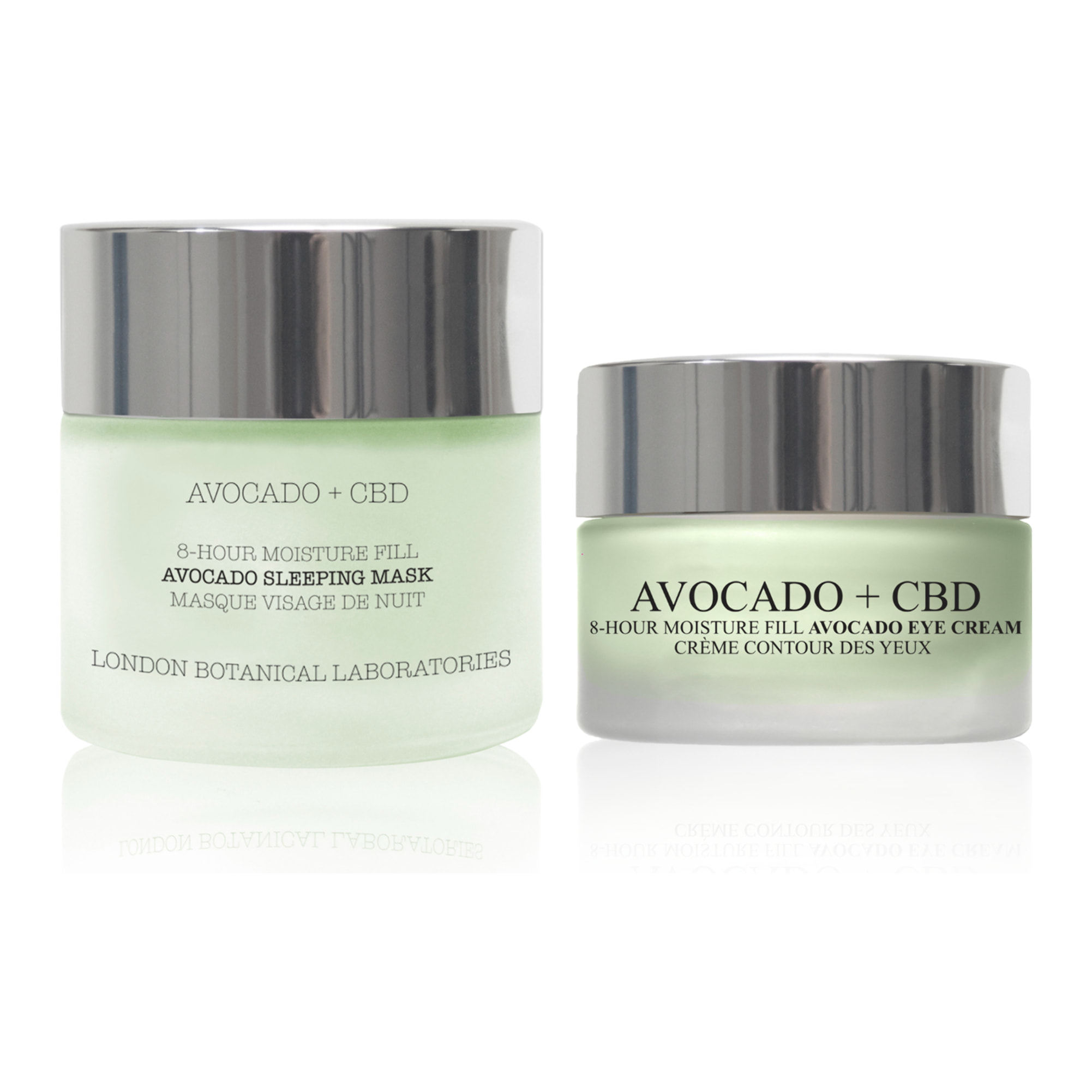 Mascarilla de aguacate para dormir + crema de aguacate para ojos