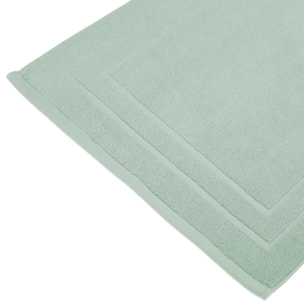 Tapis de bain coton vert 50x70cm
