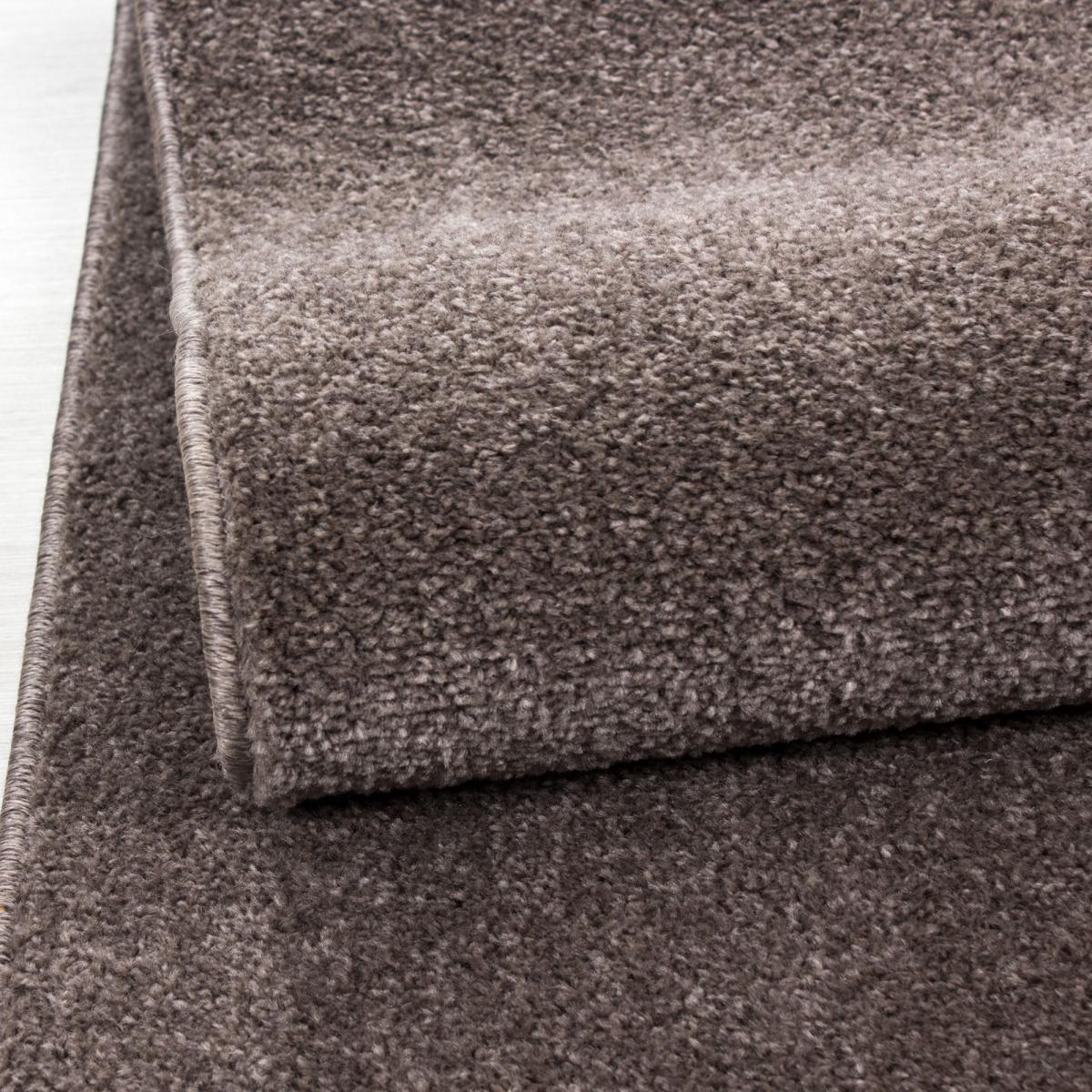 Tapis rond tissé motif uni JUFO