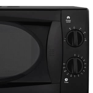 Microondas Negro VIO6B H.Koenig 700 W, 20 Litros, 5 Configuraciones.