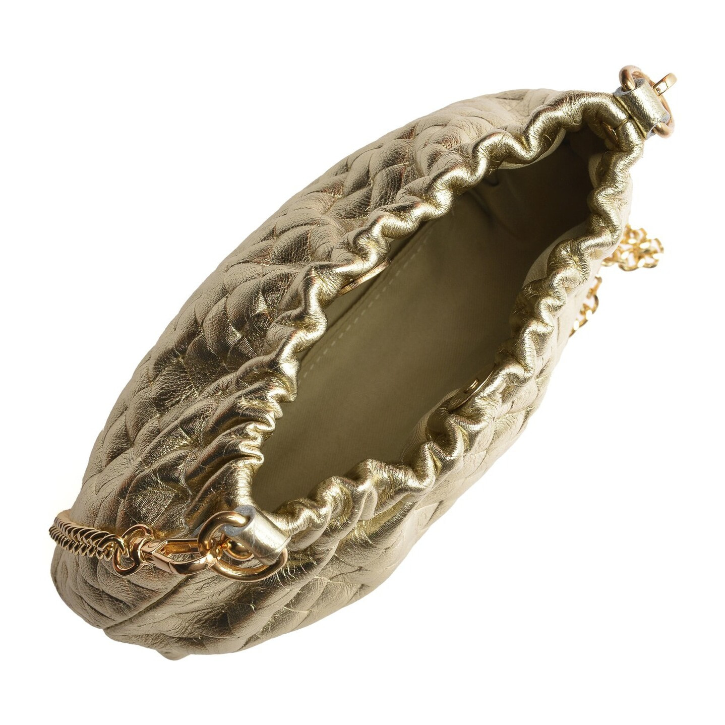 Borsa a spalla Anna Luchini Dorato