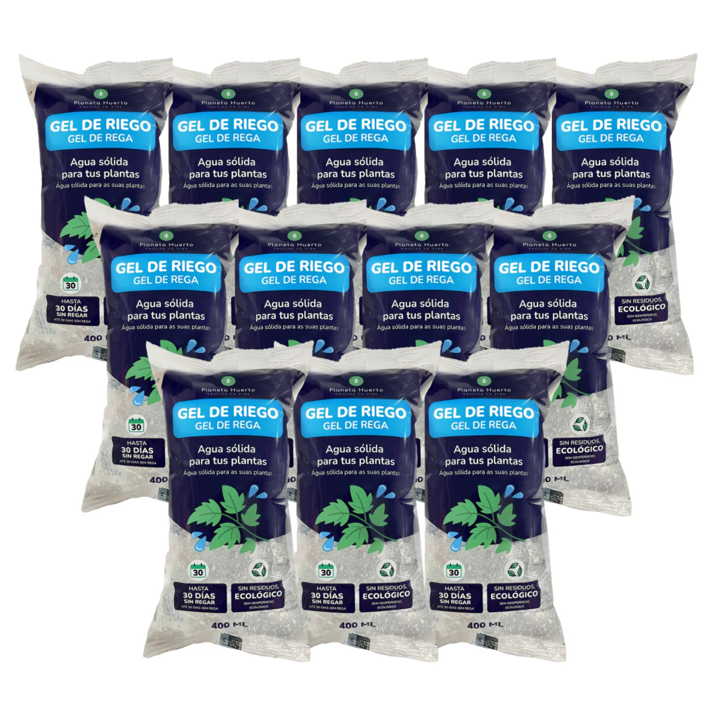 Pack 12 x Gel de Riego Planeta Huerto 400 ml