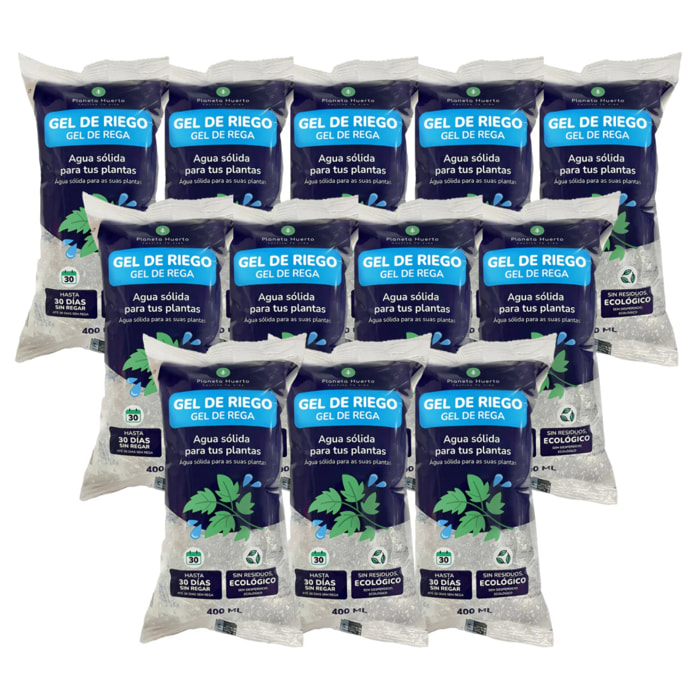 Pack 12 x Gel de Riego Planeta Huerto 400 ml