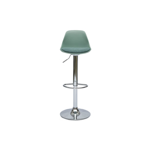 Tabourets de bar design vert de gris (lot de 2) STEEVY