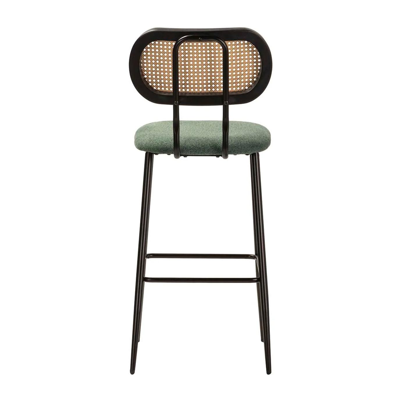 Taburete Bar Poliester Verde 45x56x109 Cm