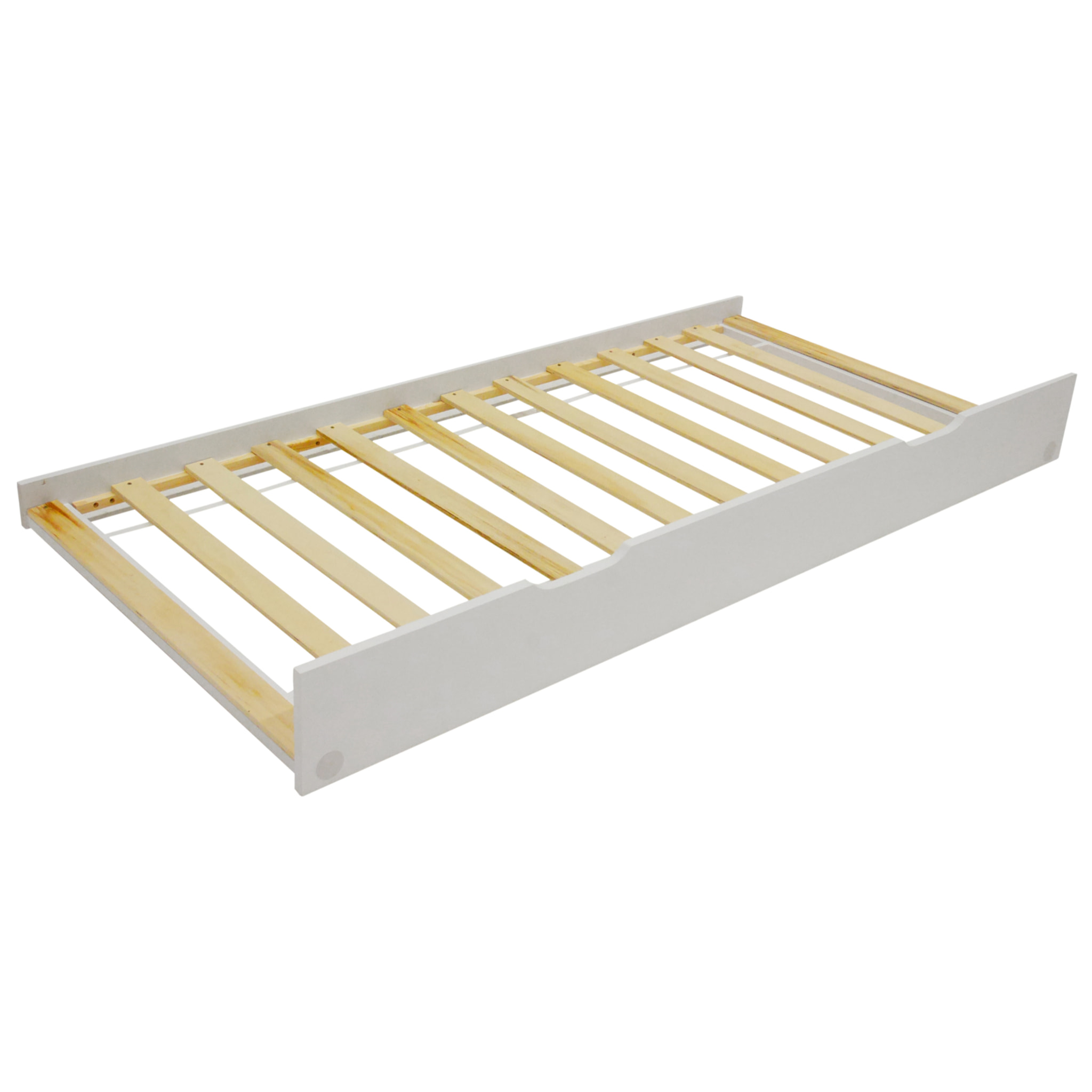 Lit gigogne pour enfant 190x90cm blanc ADAM