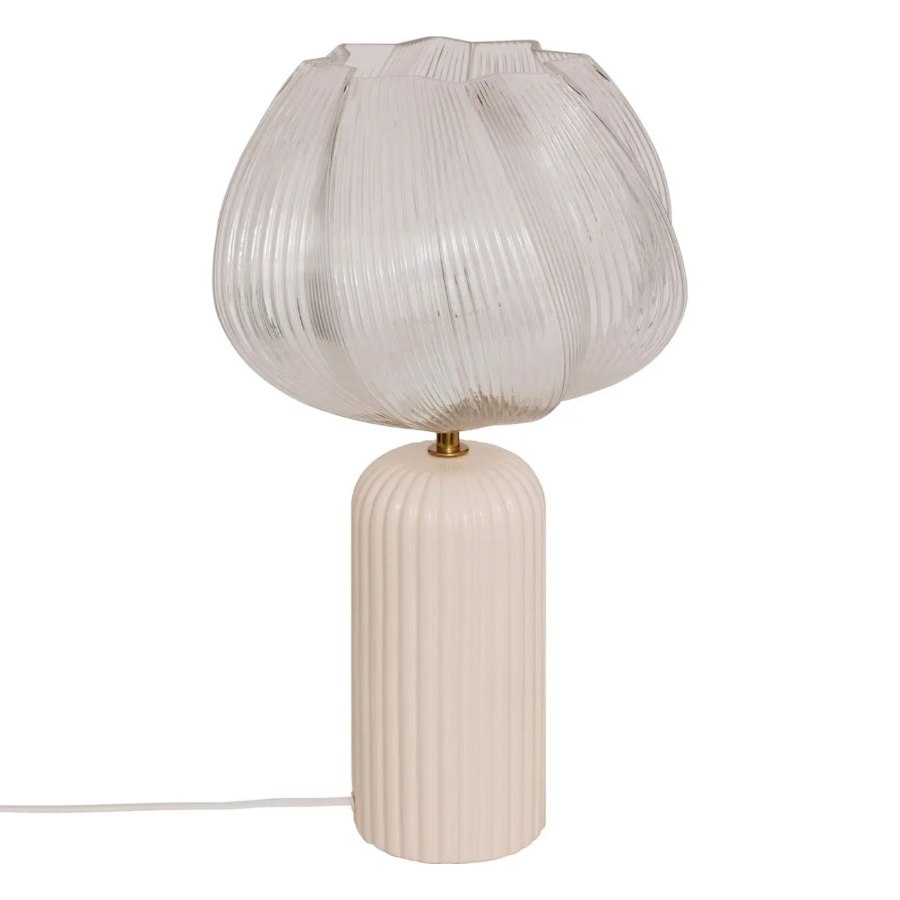 Lampe à poser Phylas beige H45,5cm