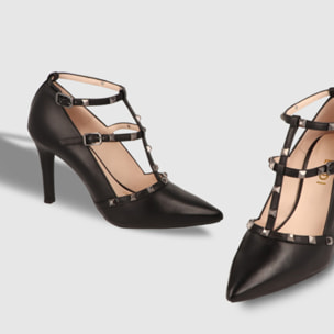 ZAPATOS DE SALÓN NEGROS REYERO-TP
