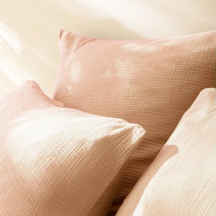 Parure de lit unie en coton, GAZE DE COTON