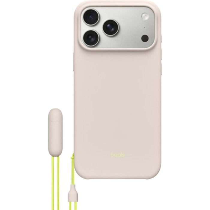 Coque BEATS iPhone 17 Pro Max Magsafe stand Gris