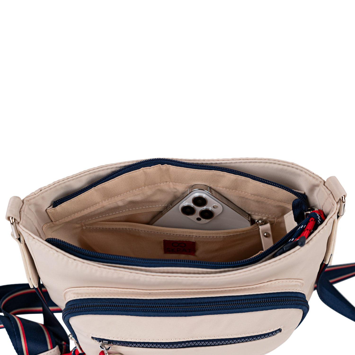 Bolso Bandolera Mujer Skpat Moselle Beige