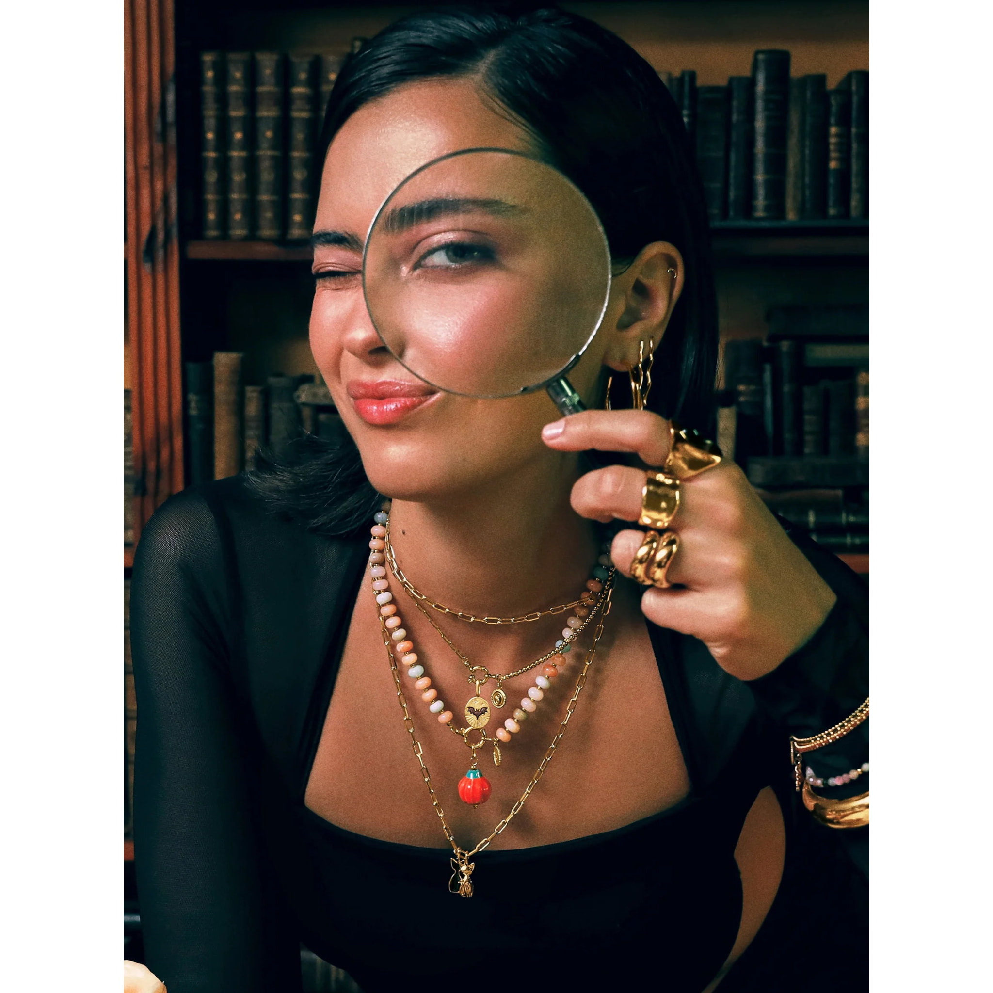 Charm Mystic Murciélago Baño Oro