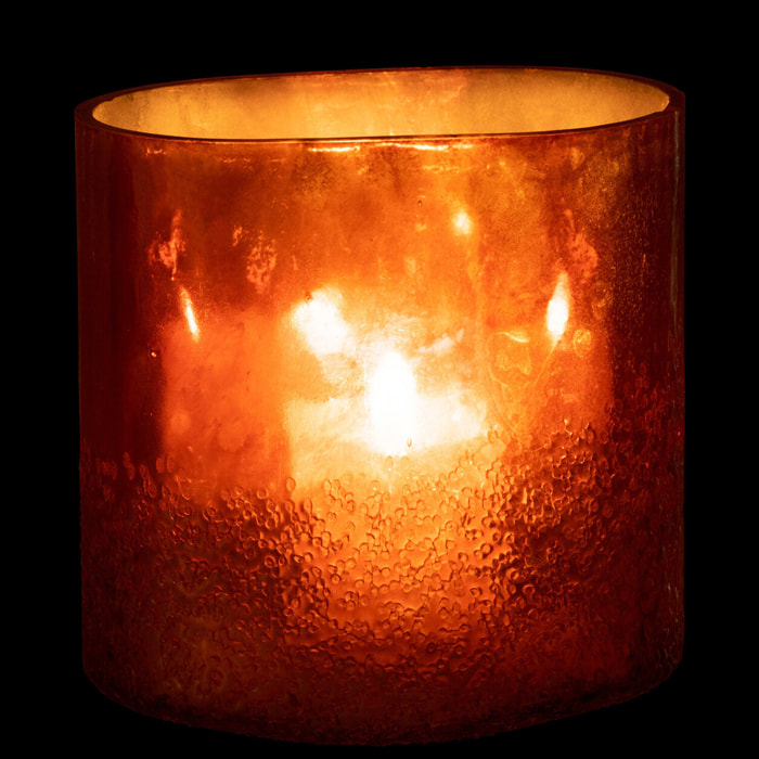 J-Line photophore Miroir - verre - or - extra large