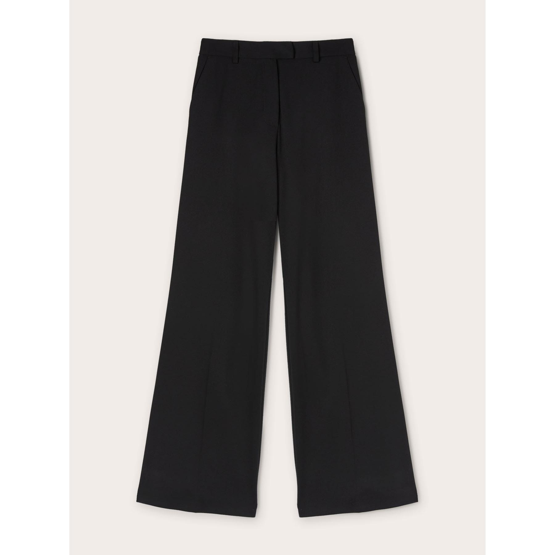 Motivi - Pantaloni palazzo tinta unita - Nero