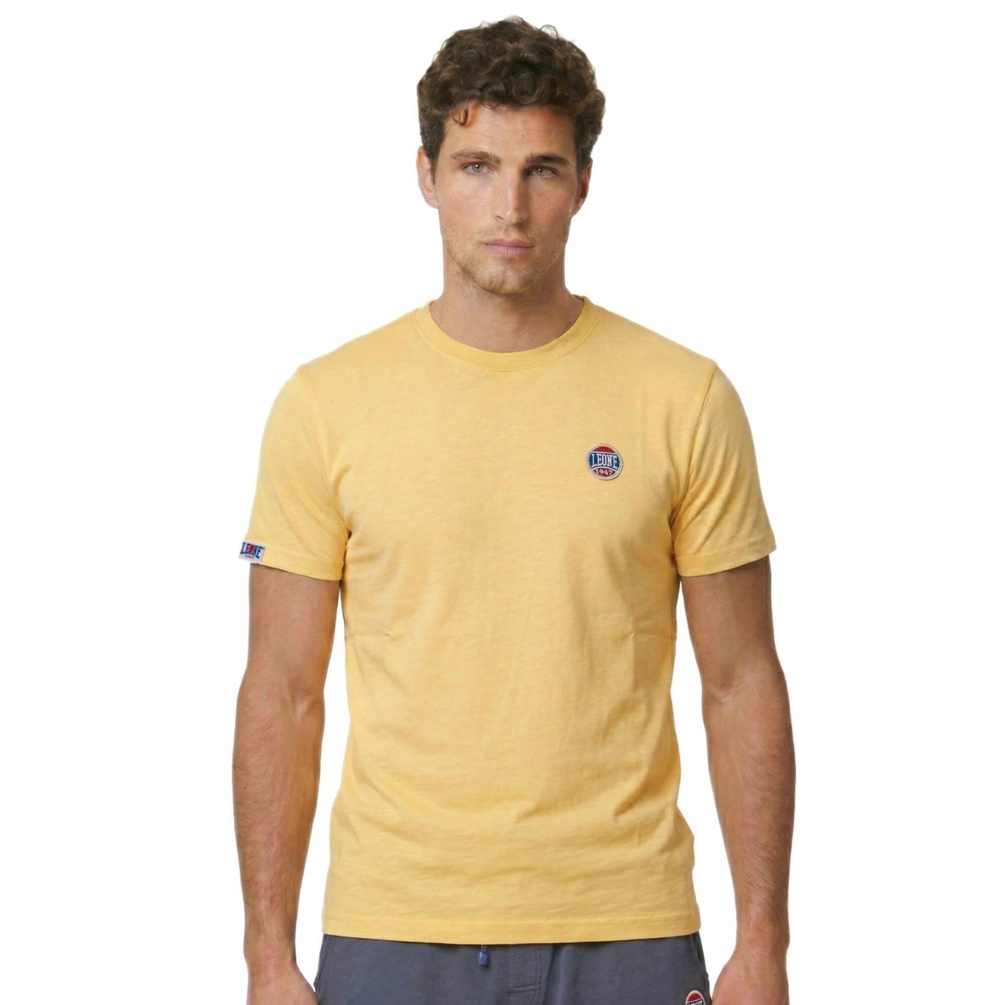 Camiseta de manga corta para hombre con lavado pastel