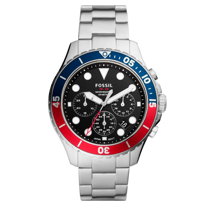 Reloj Fossil FS5767 Hombre Analogico Cuarzo con Correa de Acero inoxidable