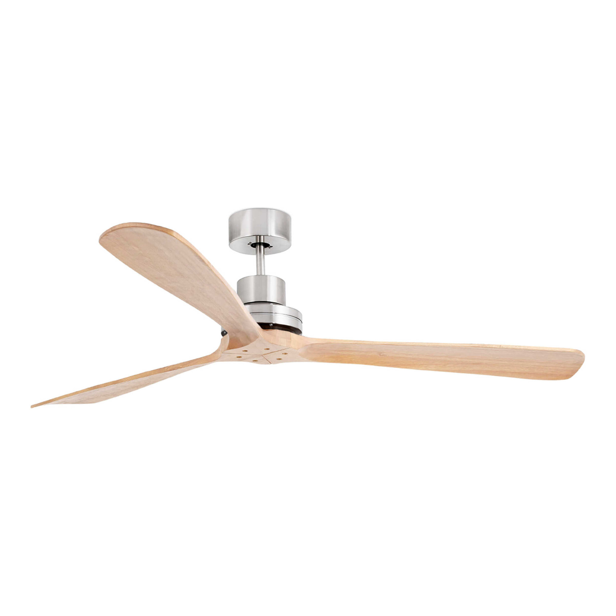 LANTAU XL Ventilador de techo níquel mate/pino