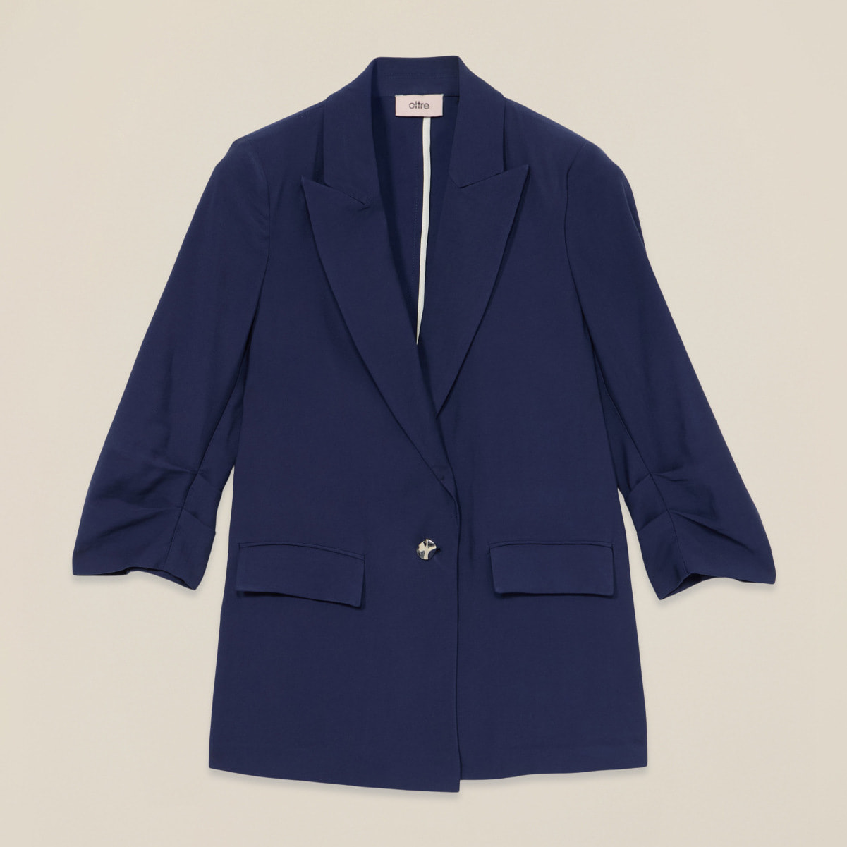 Oltre - Giacca destrutturata fluida - Blu