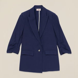 Oltre - Giacca destrutturata fluida - Blu