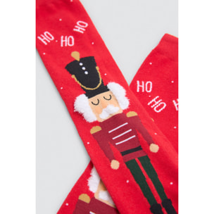 Confezione di boxer e calzini con stampa Schiaccianoci