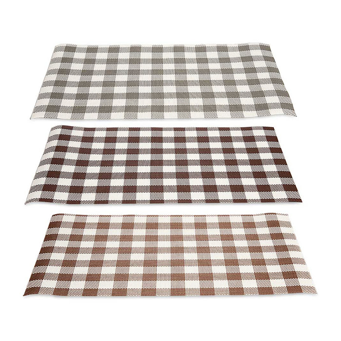 Set di 3 sottopentola 30x45 cm. Colori assortiti.