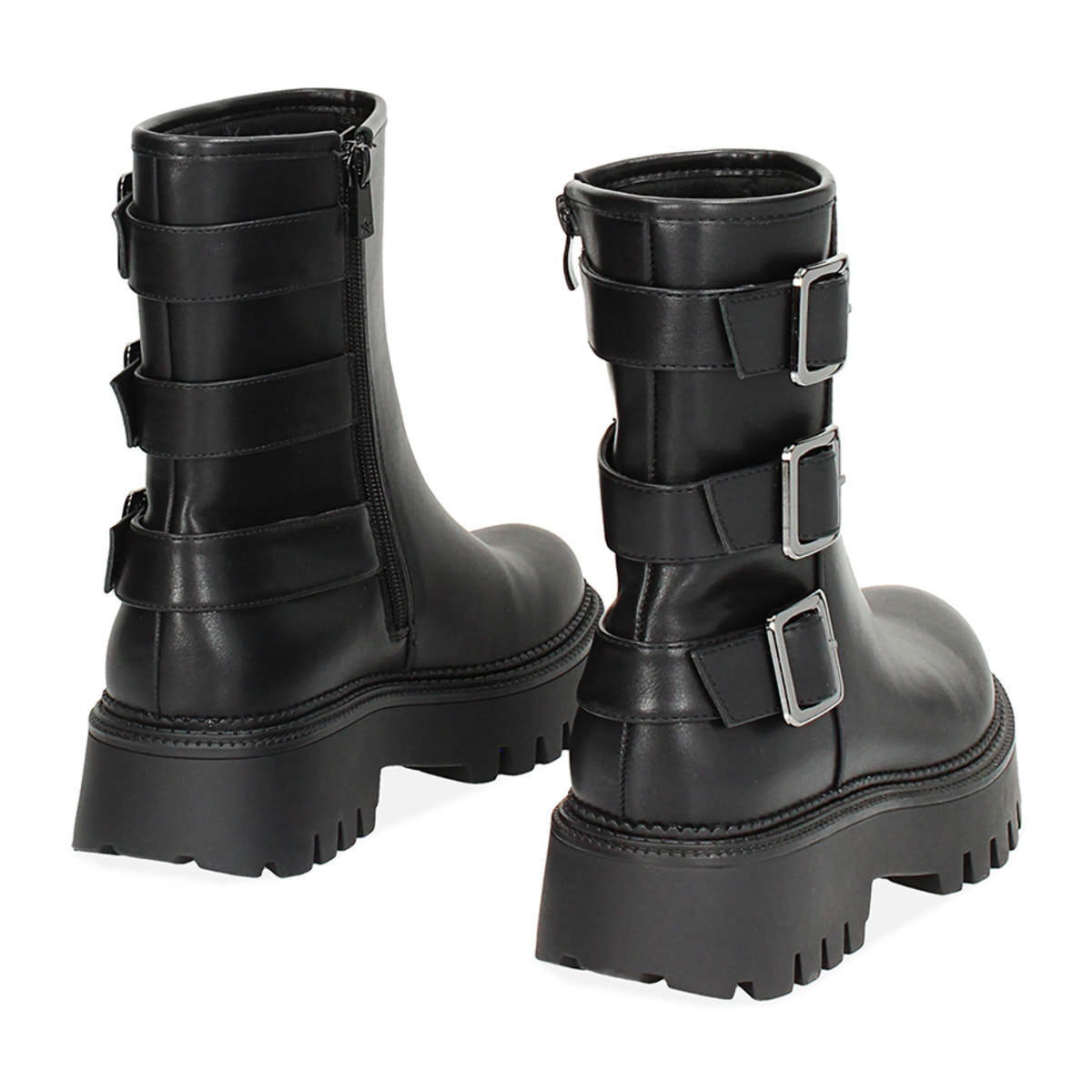 Botas biker negras