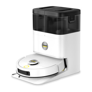 Aspirateur robot laveur KARCHER RVM4 Comfort EXTRA 15000Pa - station de vidange eau/poussière - séchage serpillières - Lidar - 160m²