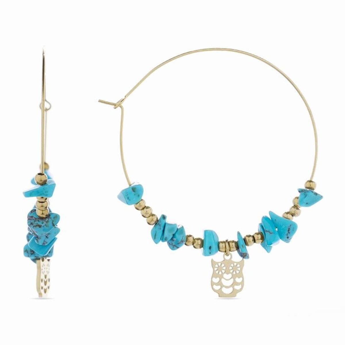 Pendientes Lux by Lux acabados oro 18k