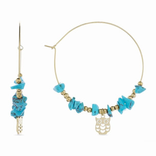 Pendientes Lux by Lux acabados oro 18k