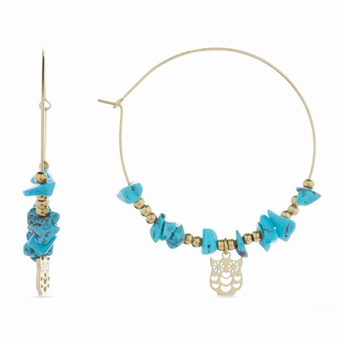 Pendientes Lux by Lux acabados oro 18k