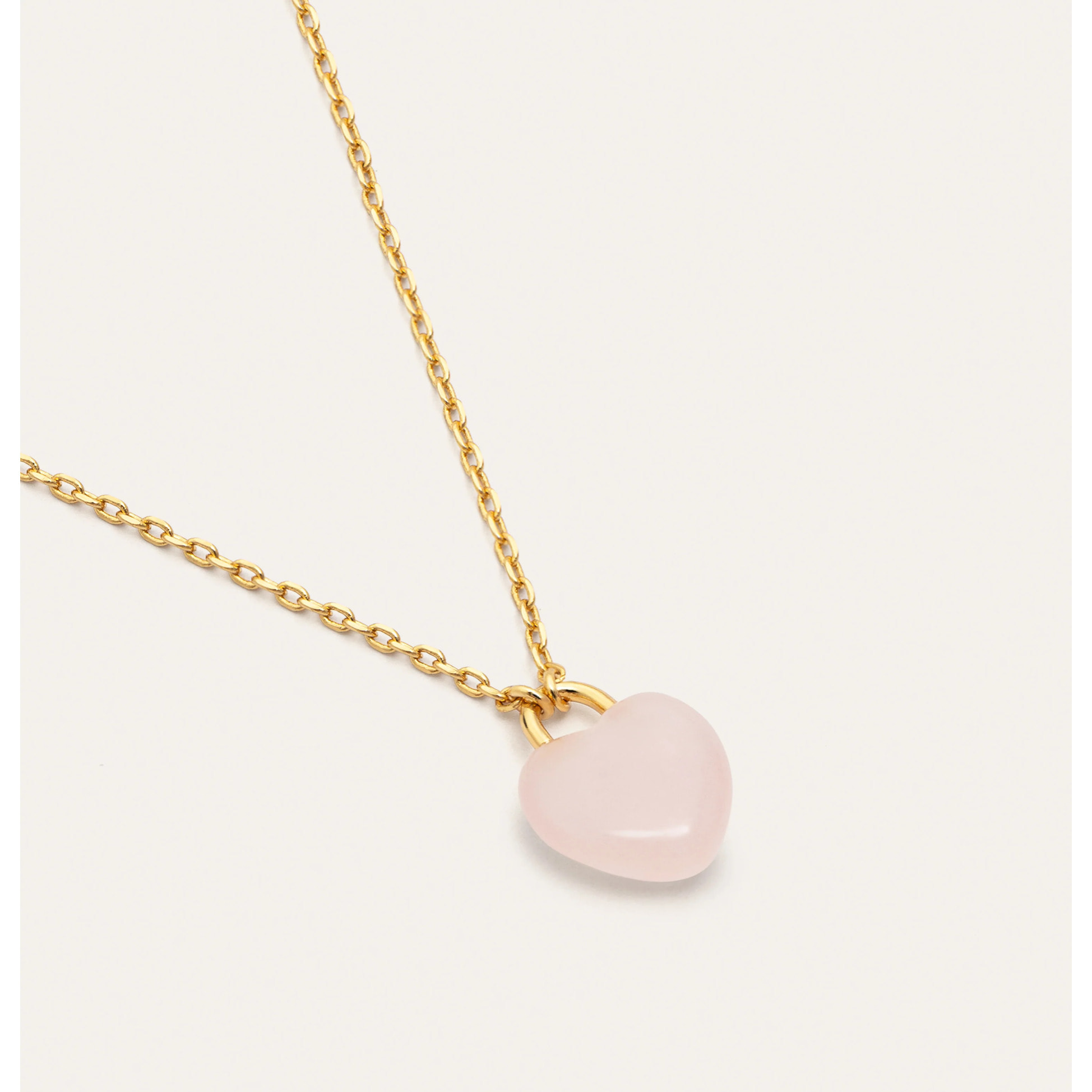 Collar Sweet Heart Stone Baño Oro