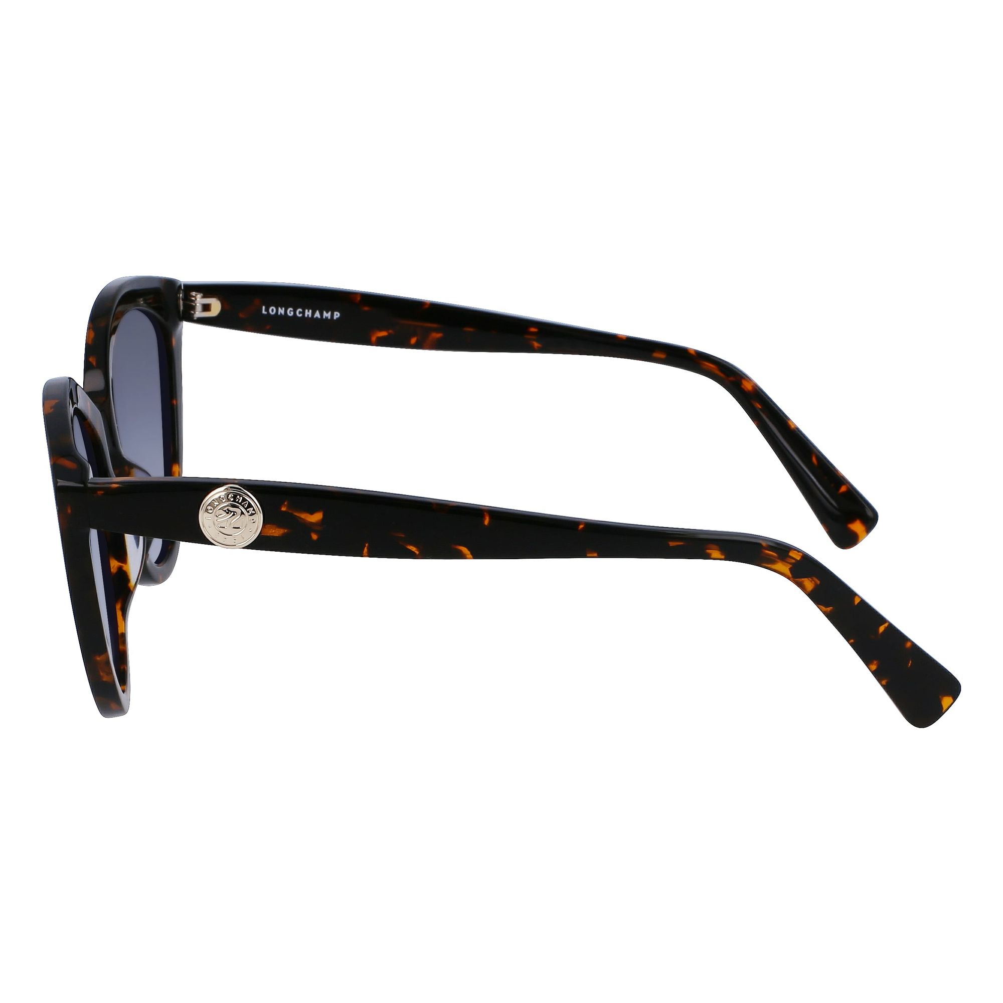 Longchamp - lunettes de soleil - havane - Couleur des verres : bleu - indice solaire : protection U