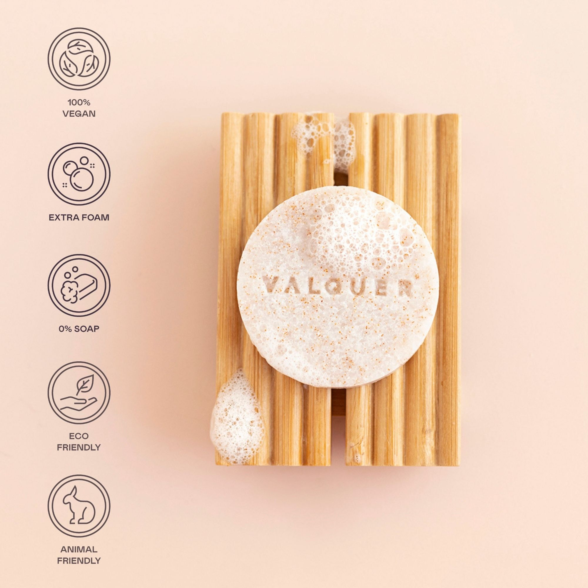 Valquer Limpiador facial sólido 3 en 1 Sugar - 50 G