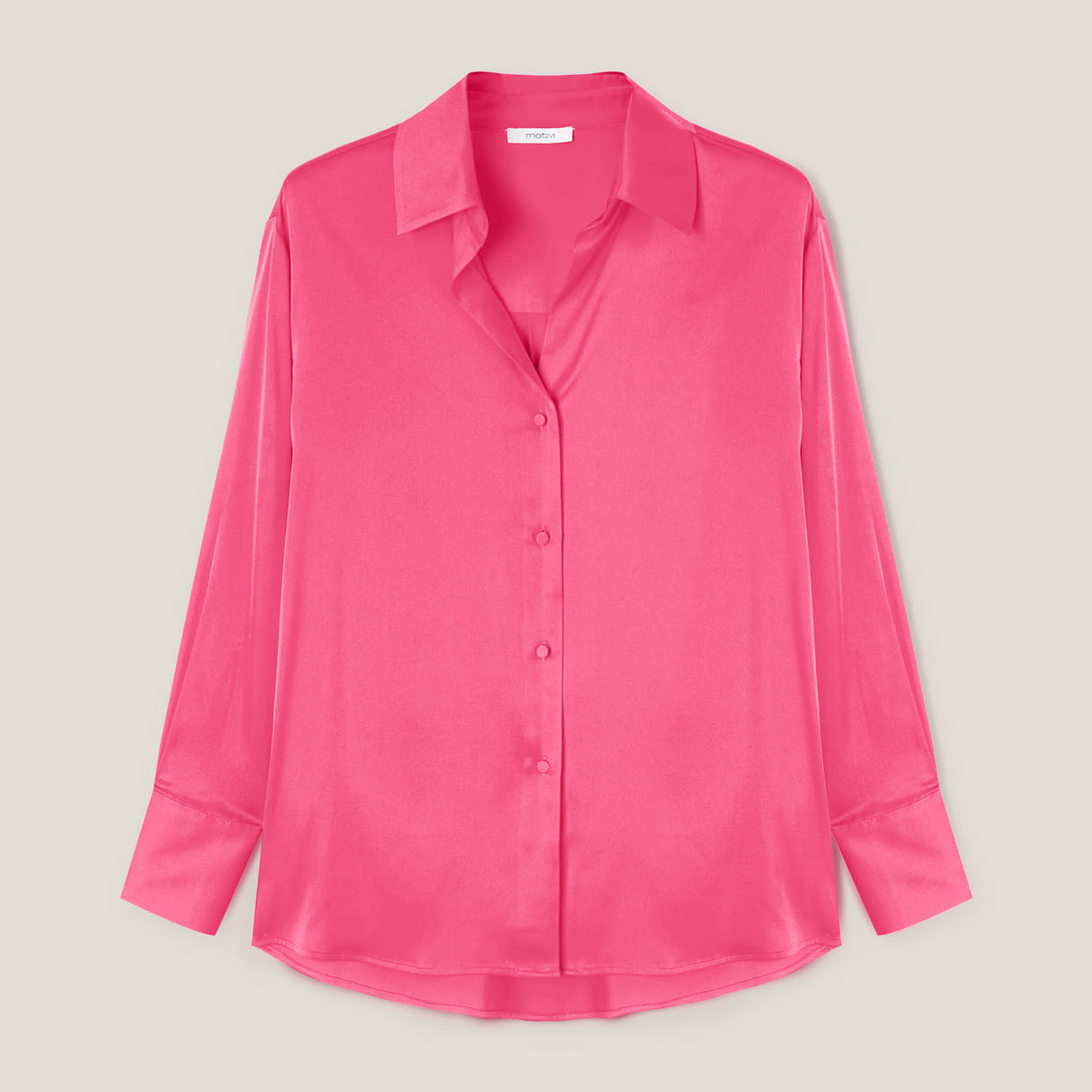 Motivi - Camicia satin - Fucsia