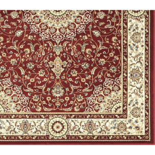 Tappeto Soggiorno Motivo Persiano Rosso