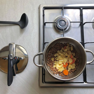 Olla a presión 9l en acero inoxidable