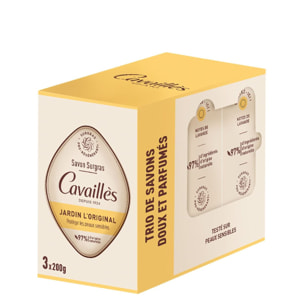 Jardin L'Original - Savon Surgras 3x200g