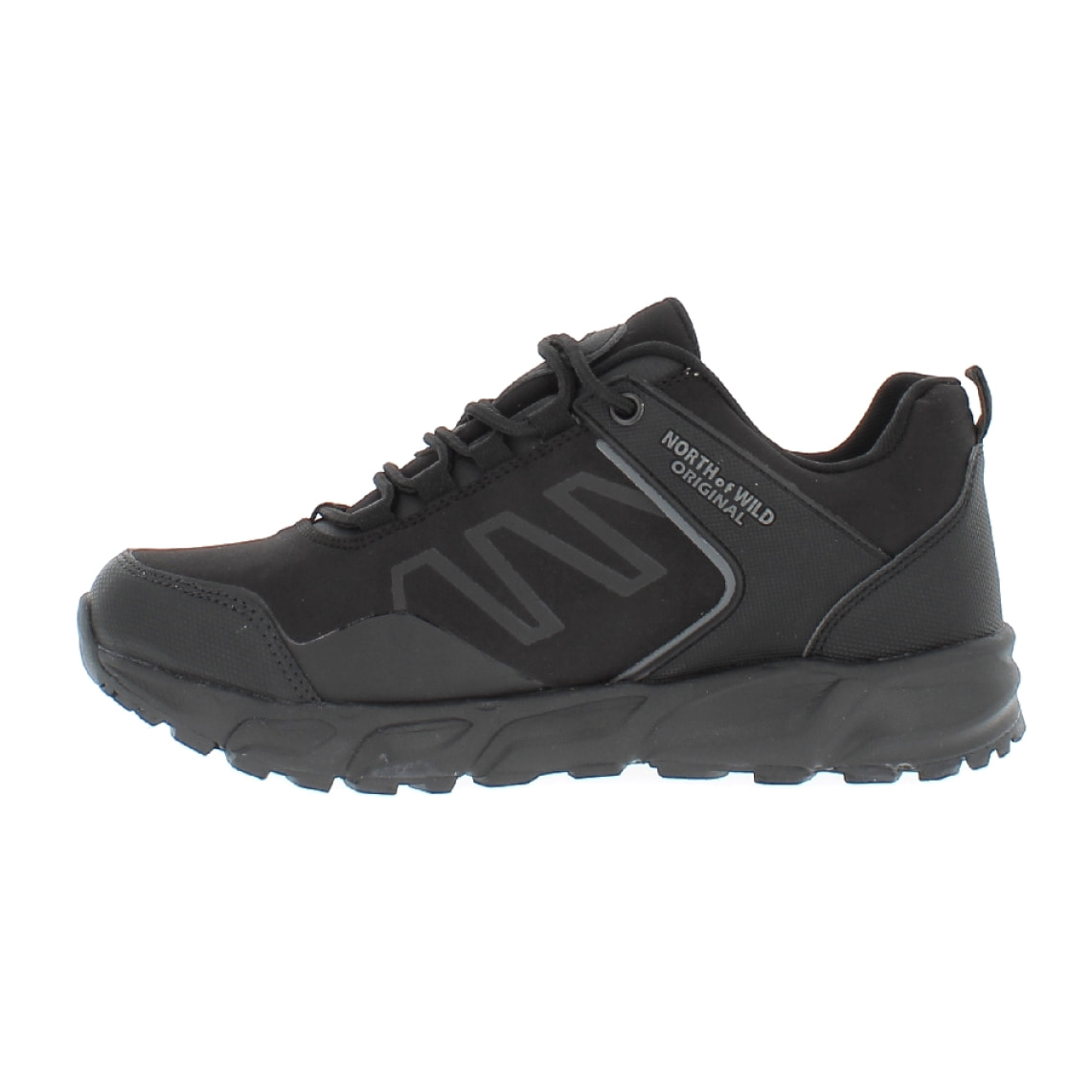 North of Wild Scarpe Uomo Trekking Outdoor Escursionismo con Soletta Rimovibile in Memory Foam NW W22T301 Black