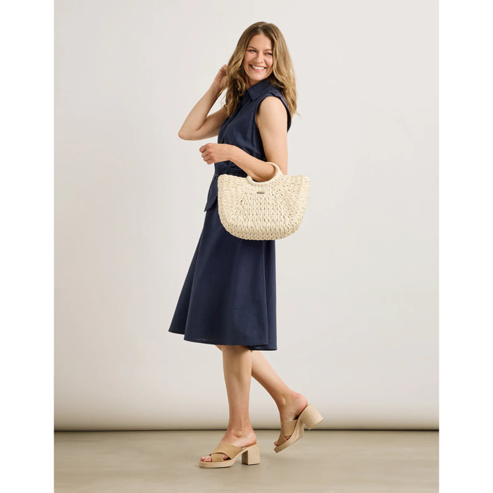 Vestido Midi Azul Marino - Jonix