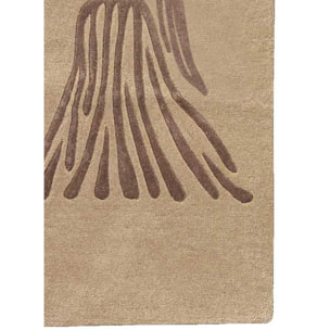 Tapis salon et chambre fait main en laine motif géométrique LICI