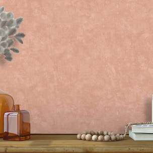 Papier peint texture minérale rose poudré moderne