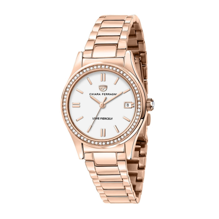 Reloj Chiara Ferragni R1953102503 Mujer Analogico Cuarzo con Correa de Acero inoxidable