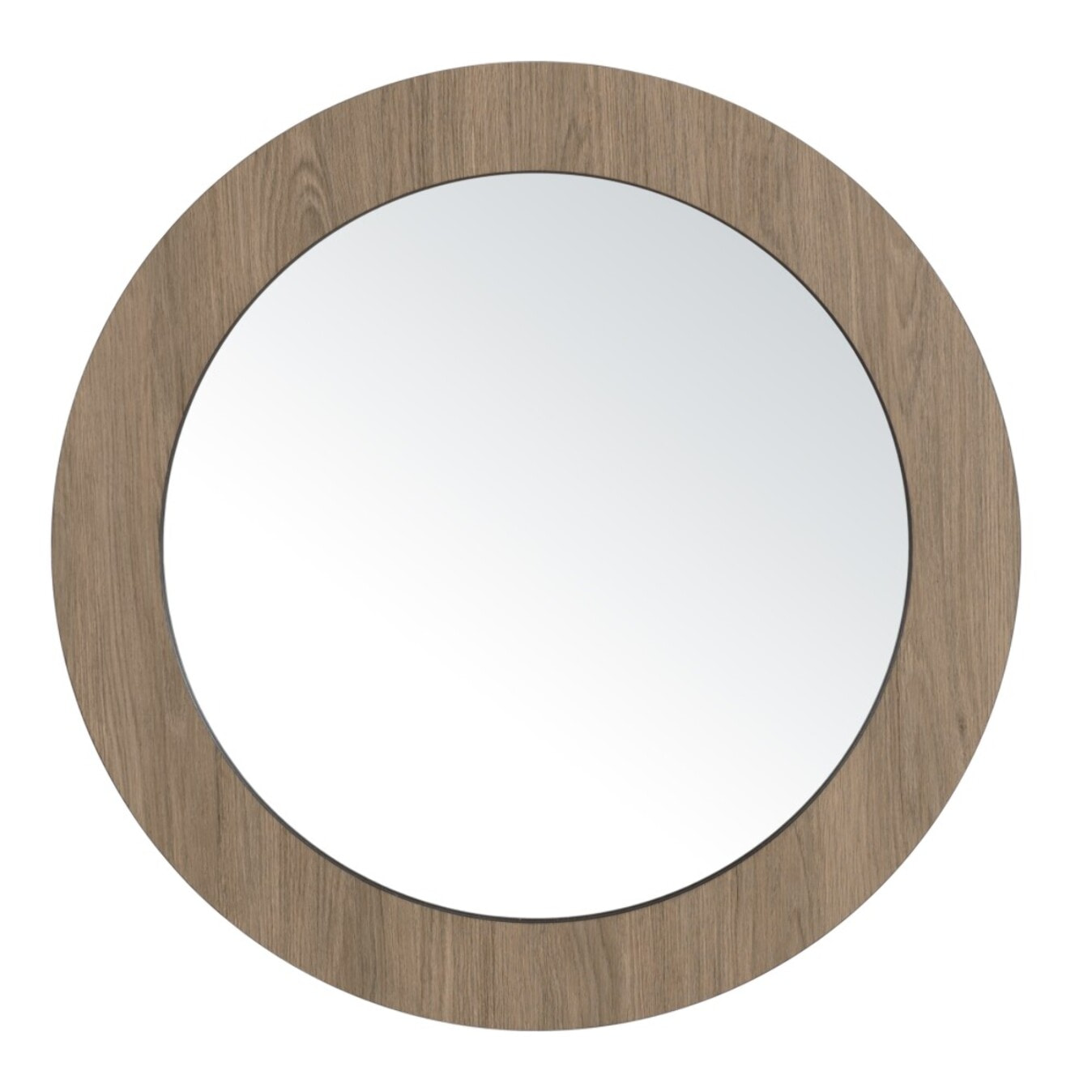 JULIA - Miroir rond 80x80cm couleur mocha