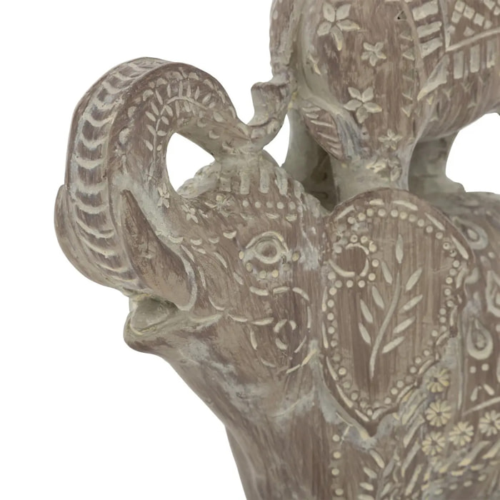 Eléphant Abou H.32cm résine