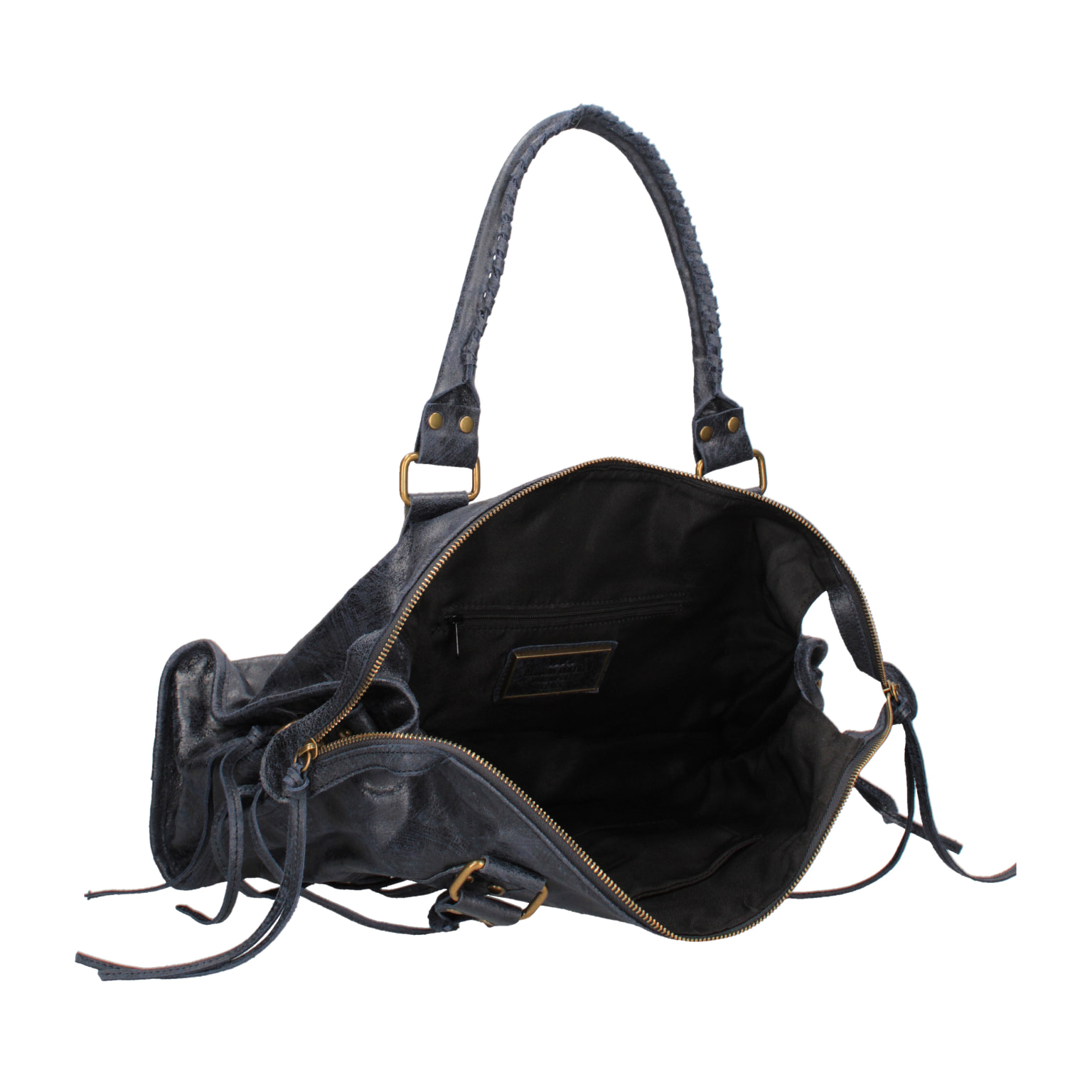 Borsa a spalla da donna - Modello Elara - Vera pelle - 41.0 x 28.0 x 13.0 cm