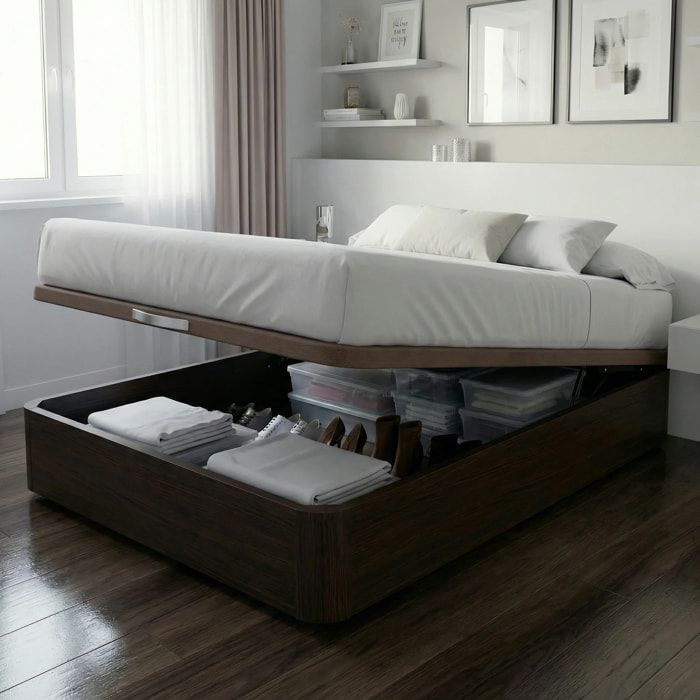 Canapé Madera Alta Resistencia Wengue - Incluye Montaje