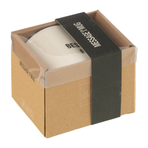 J-Line tasse Message Bff - porcelaine - blanc/noir