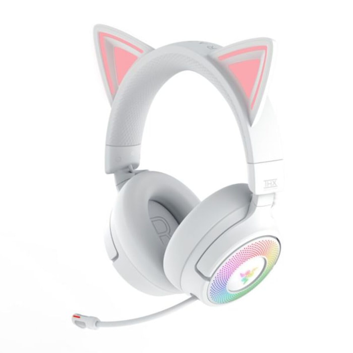 Casque gamer RAZER KRAKEN KITTY V3 PRO BLANC